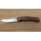 Pliant piémontais bois de pistachier et acier inox n690