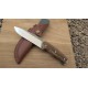 Fixe de chasse/survie manche en chêne liège et acier N690