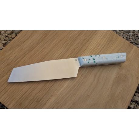 Fixe Cusine Acier14C28N et manche en krion